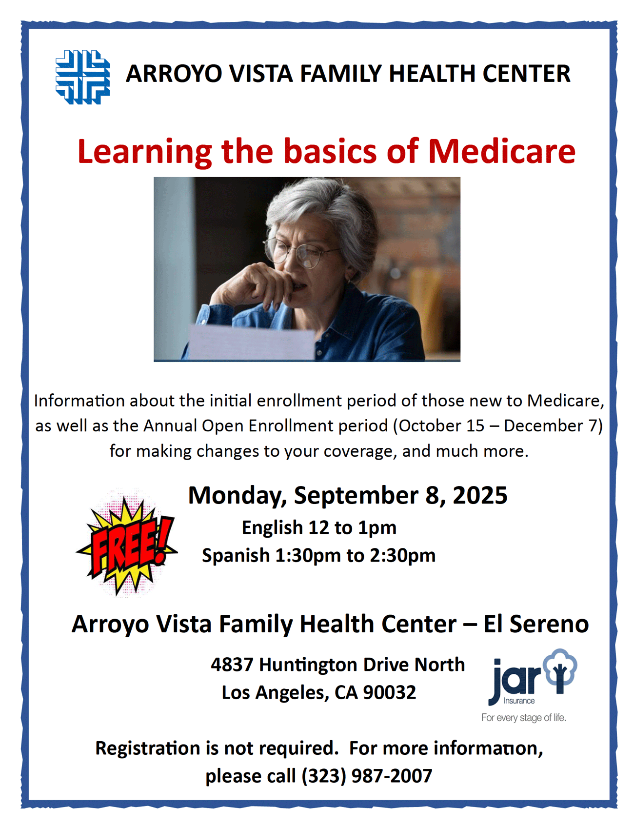 Learning the basics of Medicare flyer