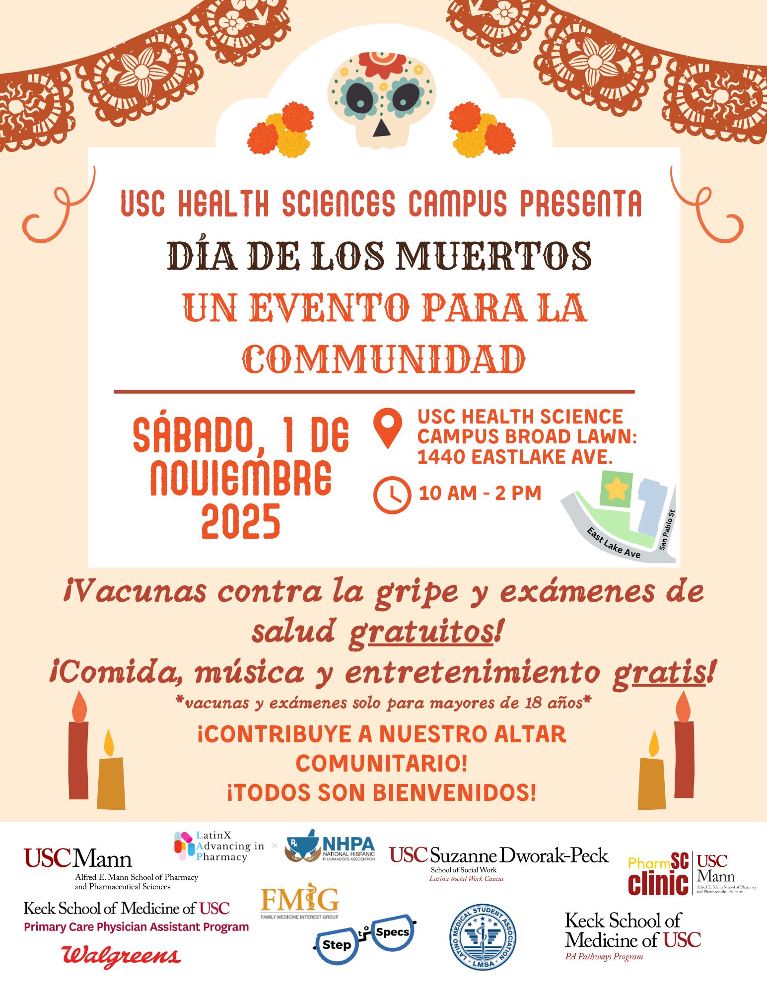  Invitation to Support the 4th Annual Día de los Muertos Community and Health Fair