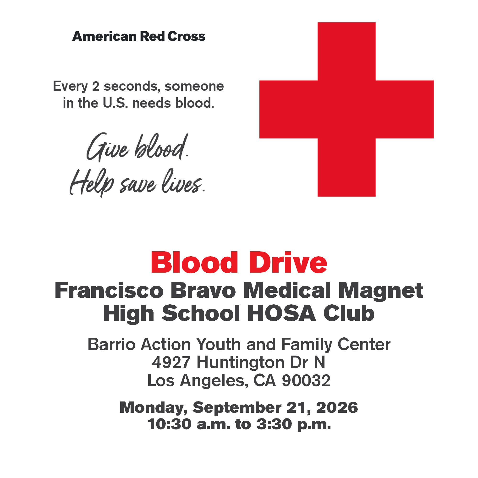 Blood drive