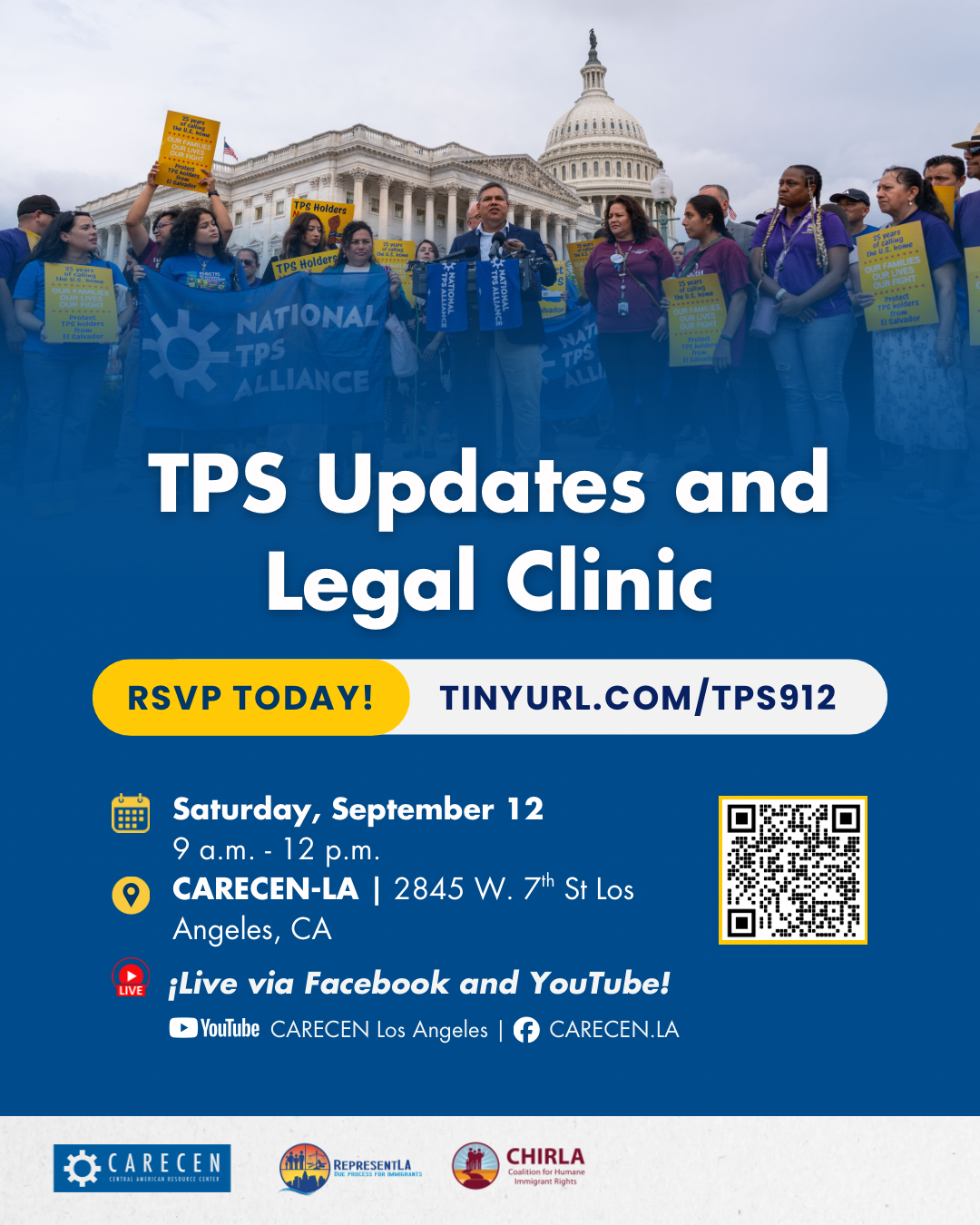 event: Taller Legal de TPS Consultas Individuales Gratuitas - [SPA] TPS Updates and Legal Clinic
